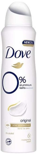 Dove Advanced Care Deodorant spray Original 0%, 150 ml
