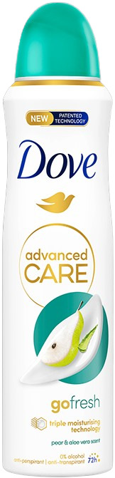 Dove Advanced Care Deodorant spray  Pear &amp; Aloe Vera, 150 ml