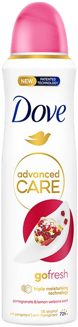 Dove Advanced Care Deodorant spray  Pomegranate &amp; Lemon Verbena, 150 ml