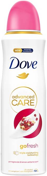 Dove Advanced Care Spray deodorant Pomegranate & Lemon Verbena, 200 ml