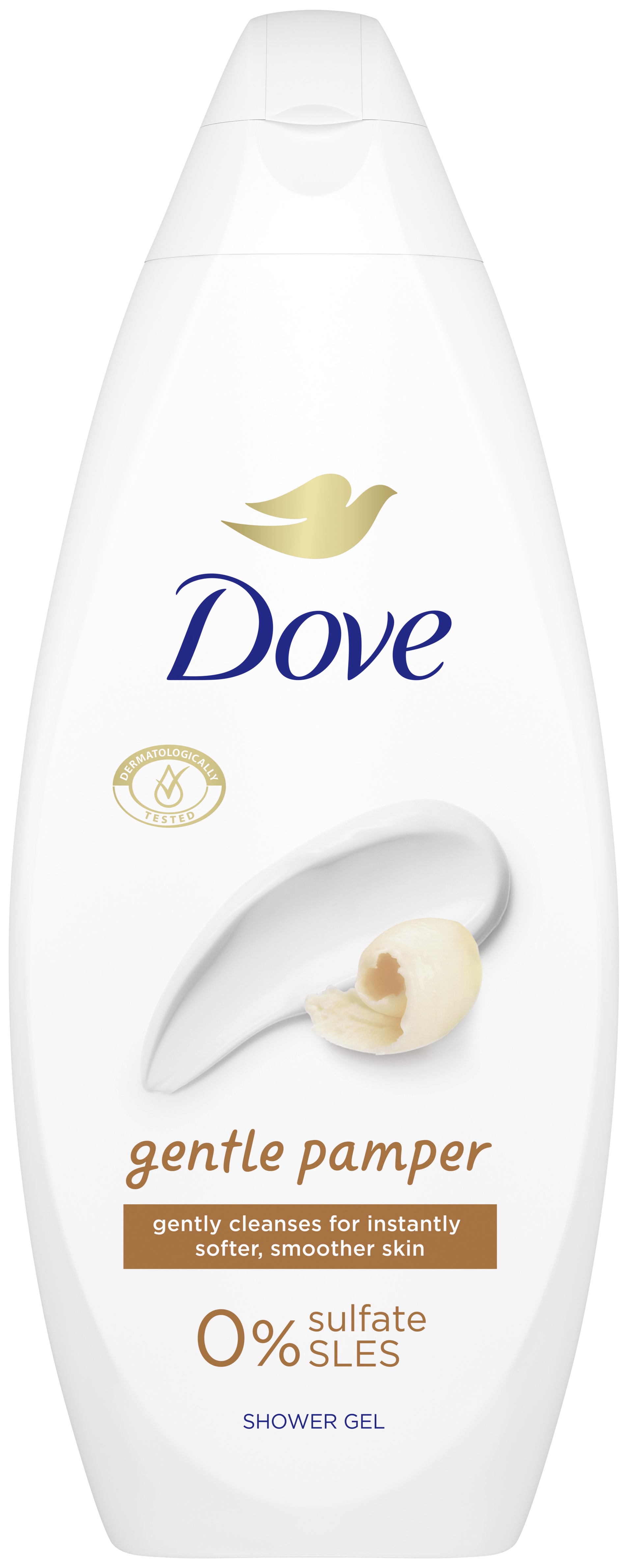 Dove Essential Care Gel de duș  Gentle Pamper, 250 ml