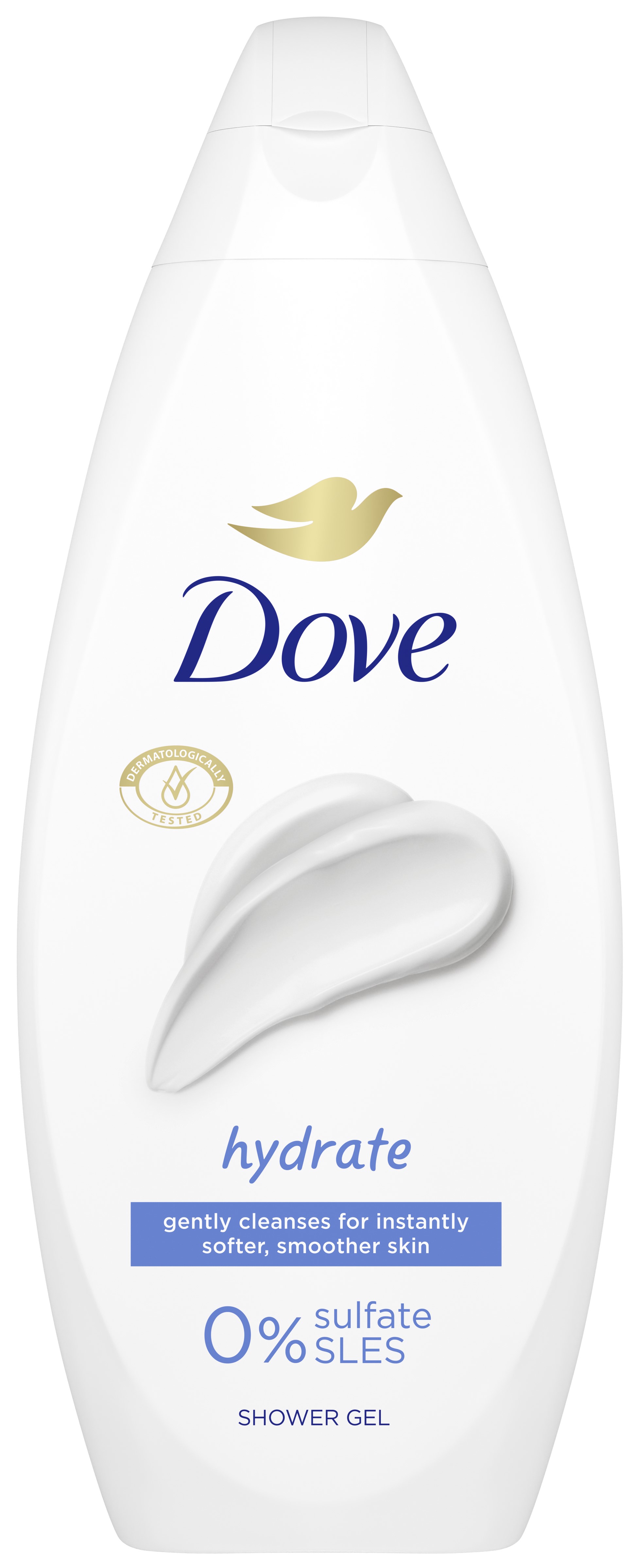 Dove Essential Care Gel de duș Hydrate, 250 ml