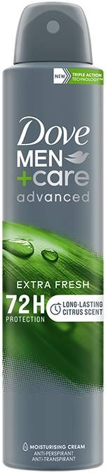 Dove Men+Care Advanced Spray deodorant Extra Fresh, 200 ml