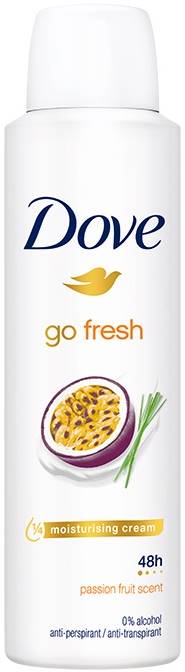 Dove Spray deodorant Go Fresh Passion Fruit, 150 ml