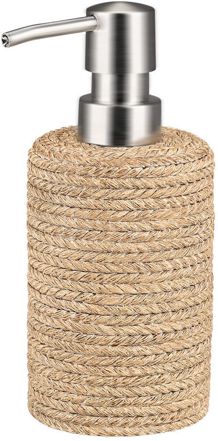 Dozator de săpun lichid Estia - Nautica, 350 ml, bej