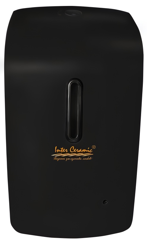 Dozator de săpun lichid Inter Ceramic - cu senzor, 1000 ml, negru