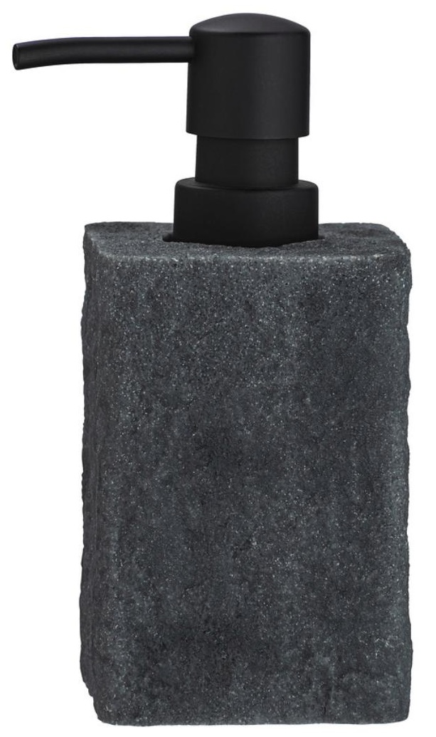 Dozator de săpun lichid Wenko - Villata, 300ml, 7 x 15 x 7 cm, gri