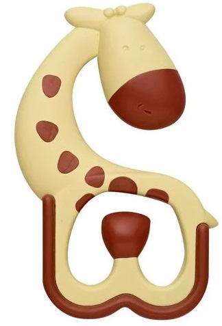 Jucăria de dentiție pentru masaj Dr. Brown's Ridgees - Girafă
