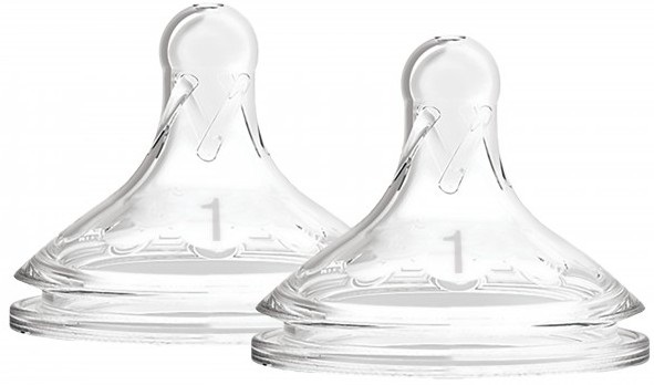 Suzete Dr. Brown's Wide-Neck Options Bottle Bottle Pacifiers - 2 bucăți, 0m+