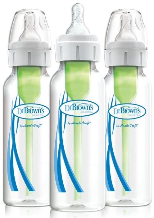 Biberoane Dr. Brown's Natural Flow Options+ Narrow - 3 bucăți, 250 ml