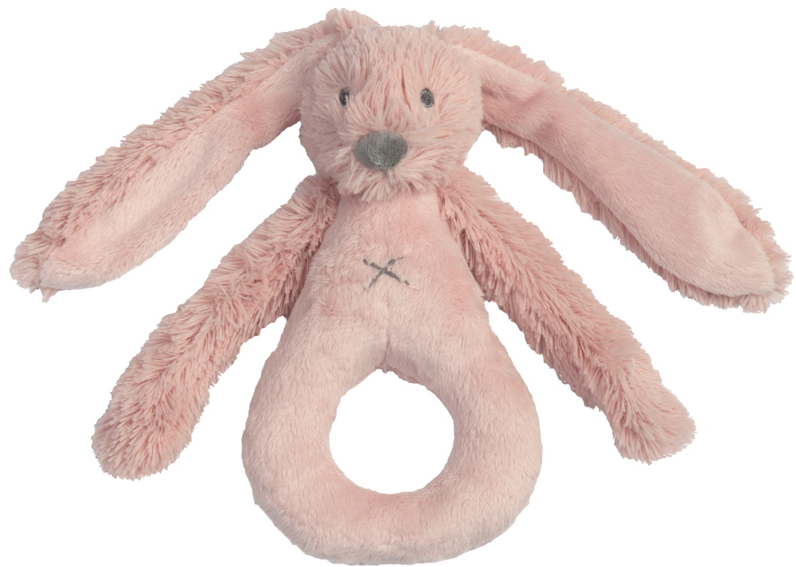 Zornaitoare Happy Horse - Iepurasul Richie, Old pink, 19 cm