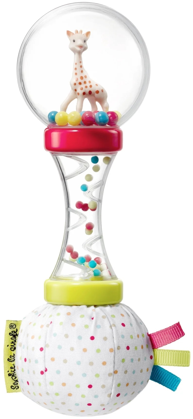 Zornaitoare  cu o bila Sophie la Girafe - Maracas, Fresh touch