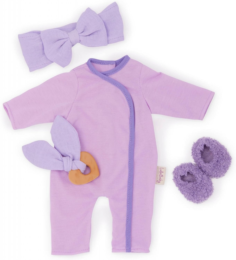 Haine pentru o păpușă  Battat Lulla Baby - Pijamale roz pentru fete