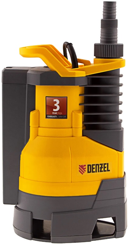 Pompă de drenaj Denzel - DPХ900, 900 W, 15500 l/h, înălțime de ridicare 8.5 m
