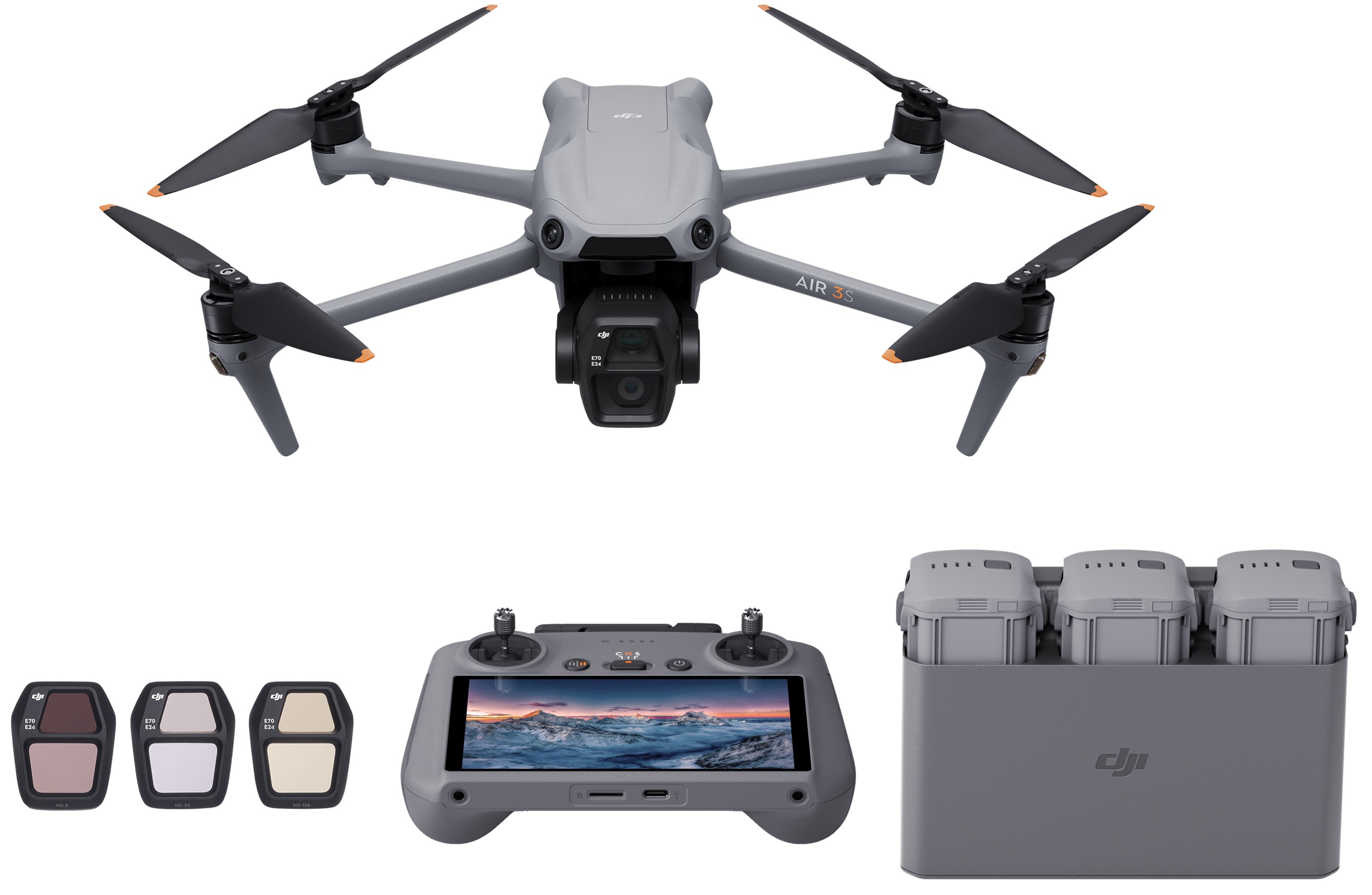 DJI Air 3S Drona Fly More Combo (RC2) - Default Title - imagine 2