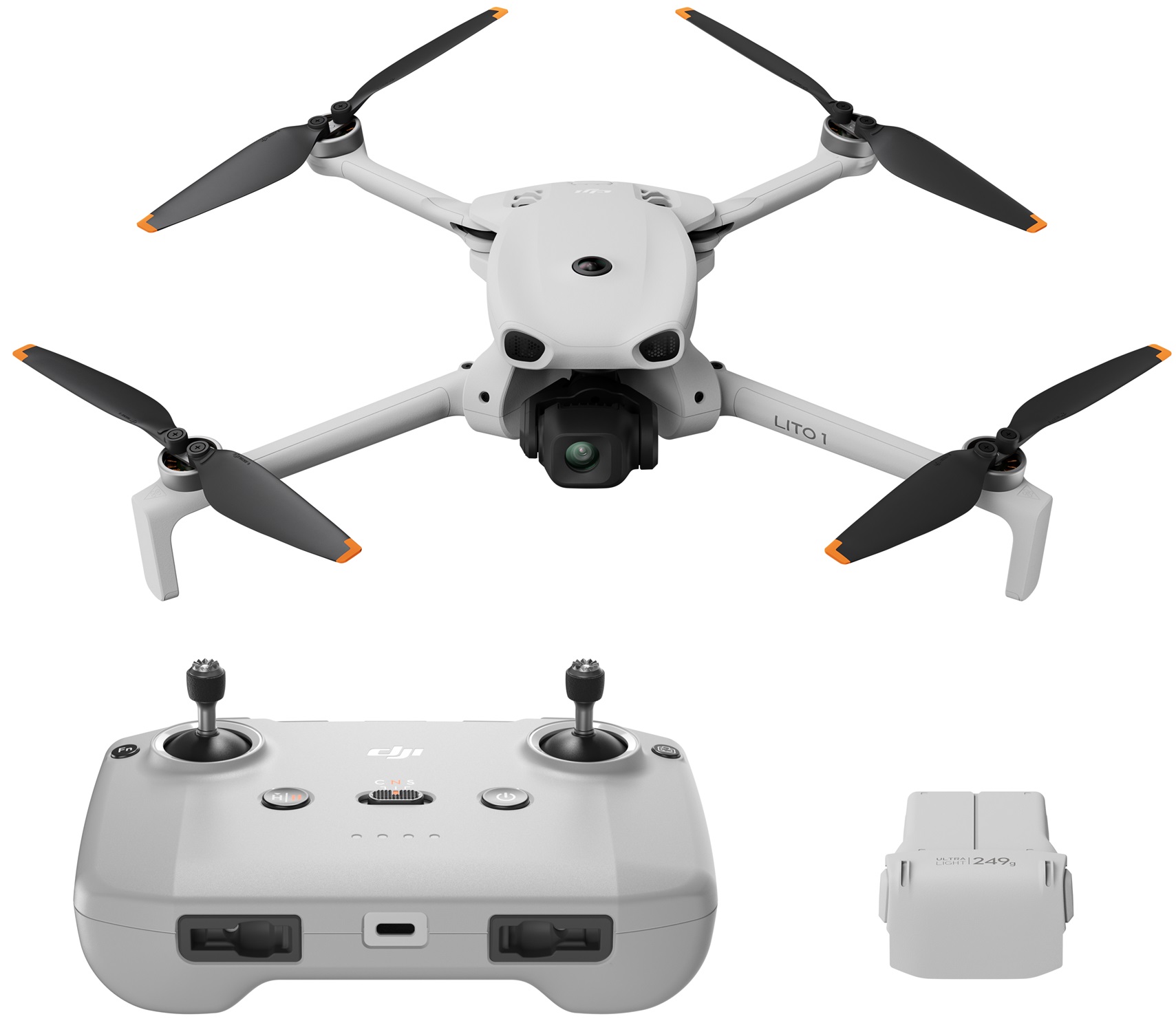 Dron DJI – Lito 1, RC-N3, gri