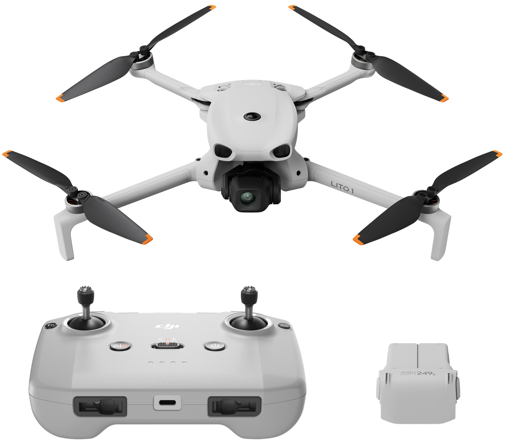Dron DJI – Lito X1, RC-N3, gri