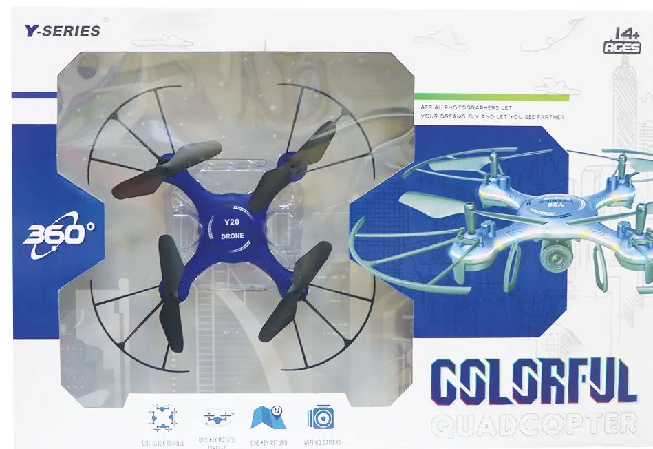 Seria Y-Series Colorful Lights and Camera Drone - Quadcopter colorat Y20