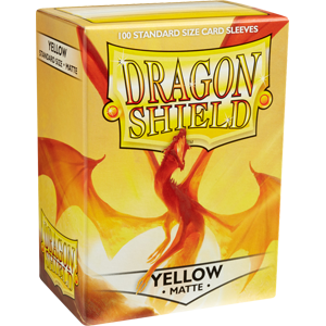 Dragon Shield Standard Sleeves - Galbene, mat (100 buc.)