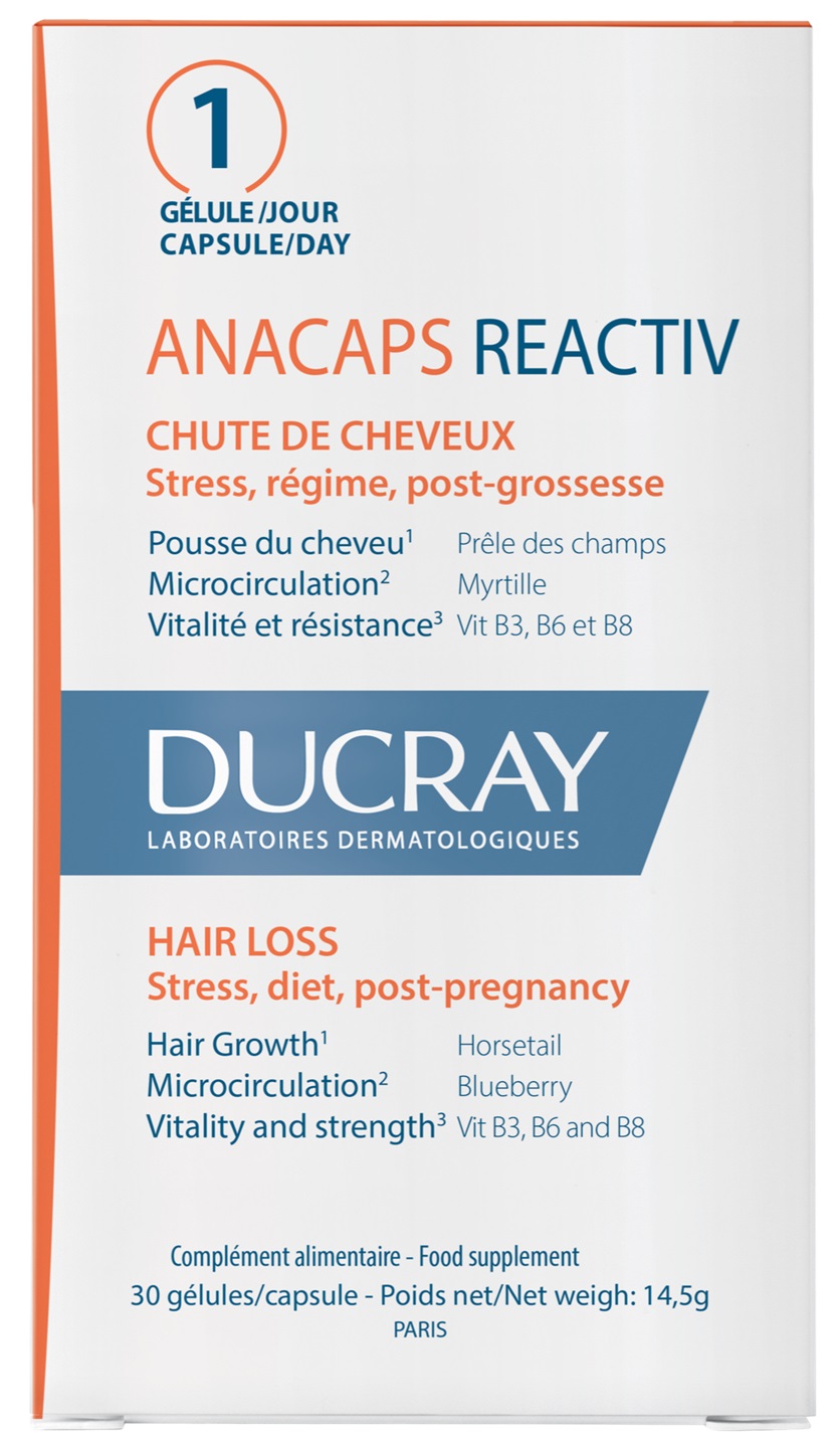 Ducray Anacaps Supliment pentru păr Reactiv, 30 capsule