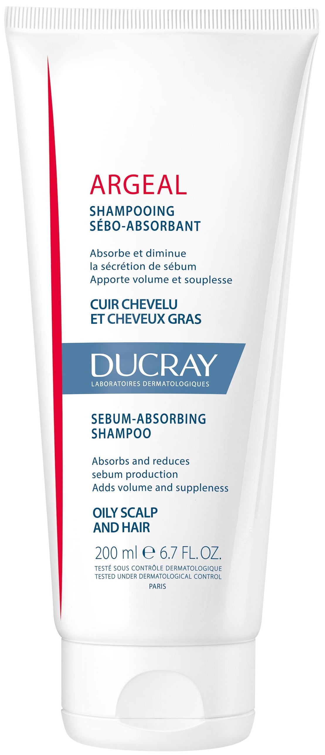 Ducray Argeal Șampon sebo-absorbant, 200 ml