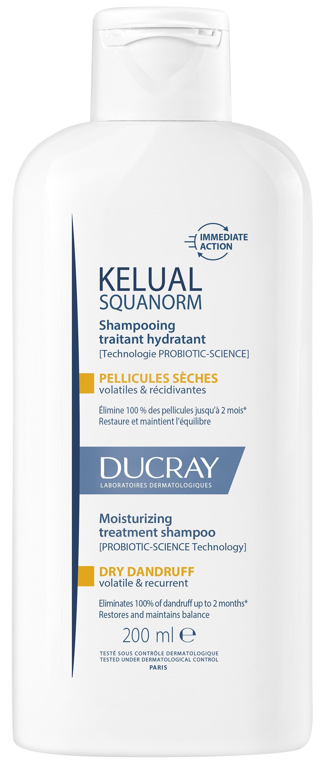 Ducray Squanorm Sampon tratament anti-matreata uscata, 200 ml - imagine 3