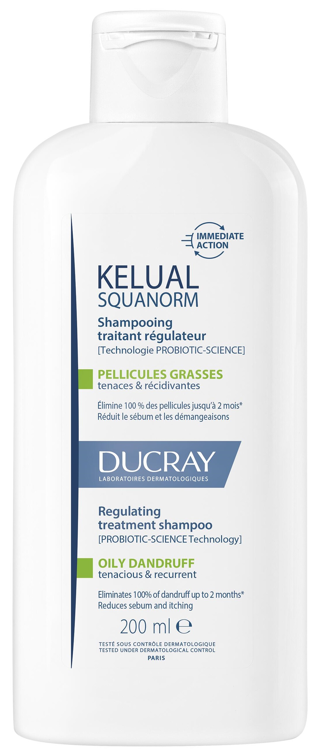 DUCRAY Squanorm sampon matreata grasa 200ml - imagine 3