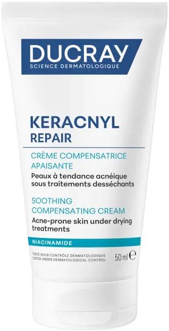 Crema hidratanta Keracnyl Repair, 50 ml, Ducray - imagine 3