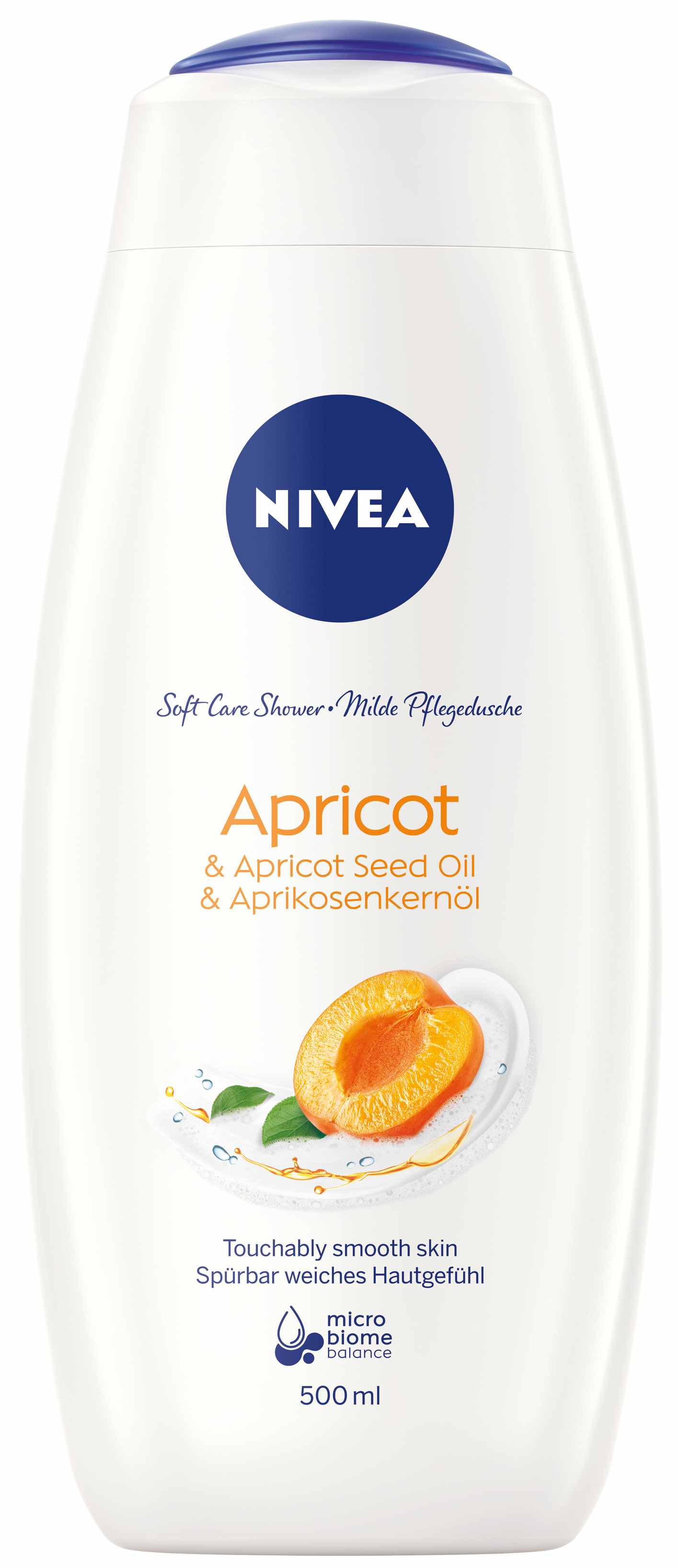 Nivea Gel de duș Apricot & Apricot Seed Oil, 500 ml