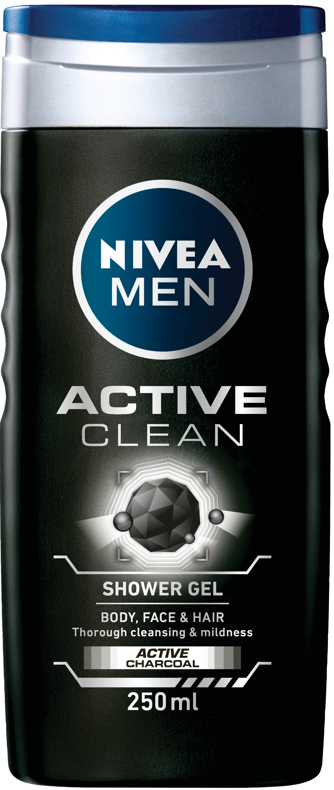 Nivea Men Gel de duș Active Clean, 250 ml