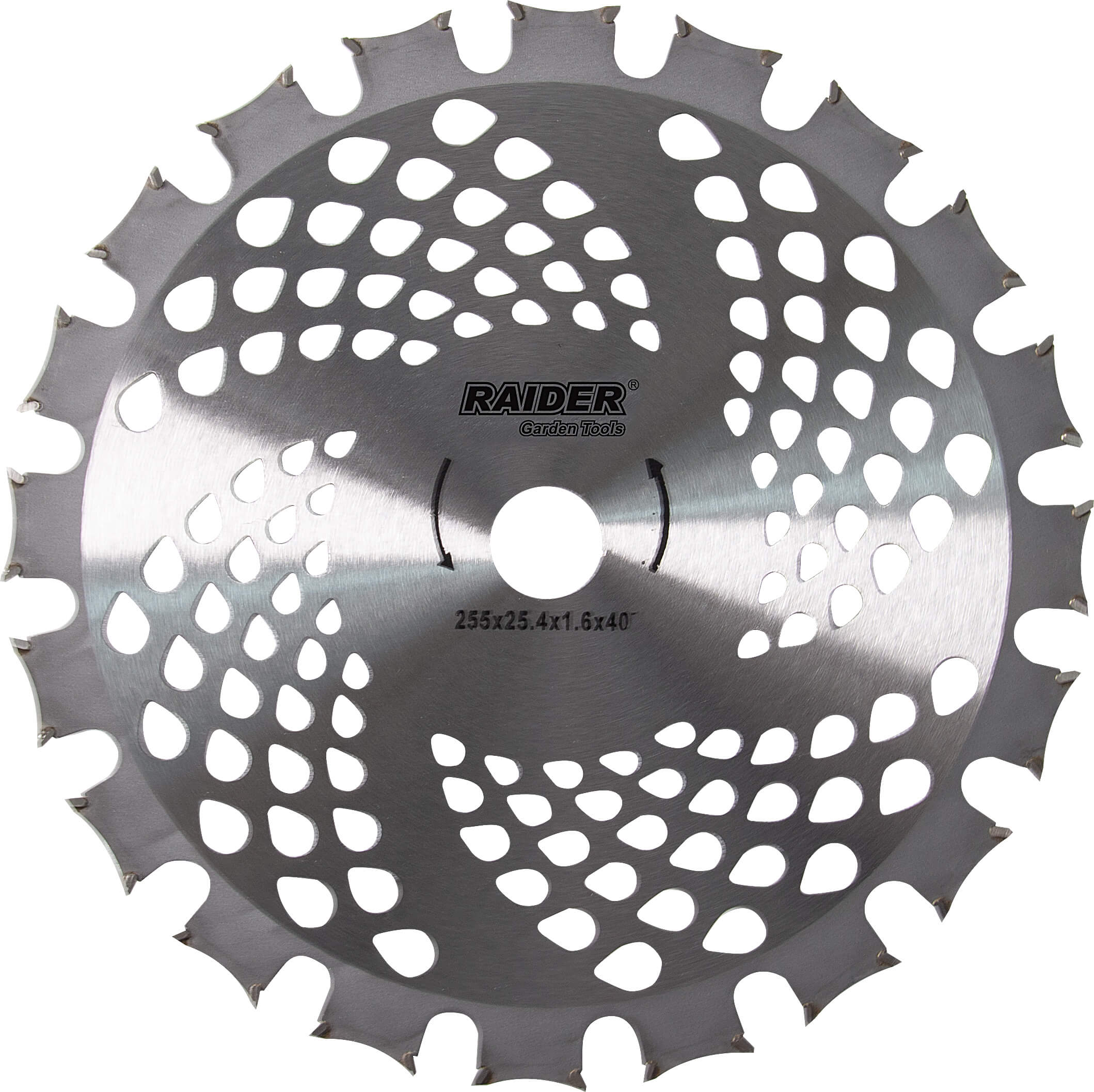 Disc dublu pentru motocositoare Raider - TCT 40T, Ø 255 x 25.4 mm