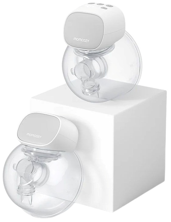 Pompă electrică dublă pentru sân Momcozy - S9 Pro, Hands-free, Grey