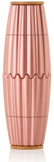 Râșniță magnetică dublă pentru sare și piper AdHoc - MagTwo, 19.5 cm, roz