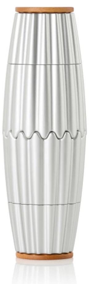 Râșniță magnetică dublă pentru sare și piper AdHoc - MagTwo, 19.5 cm, argintiu