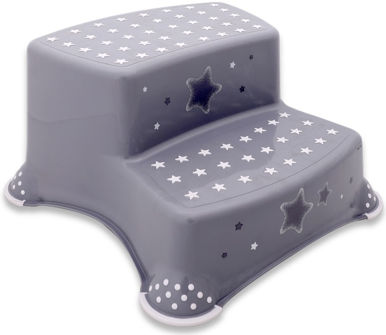 Treapta inaltatoare dubla Lorelli - Stars, gri