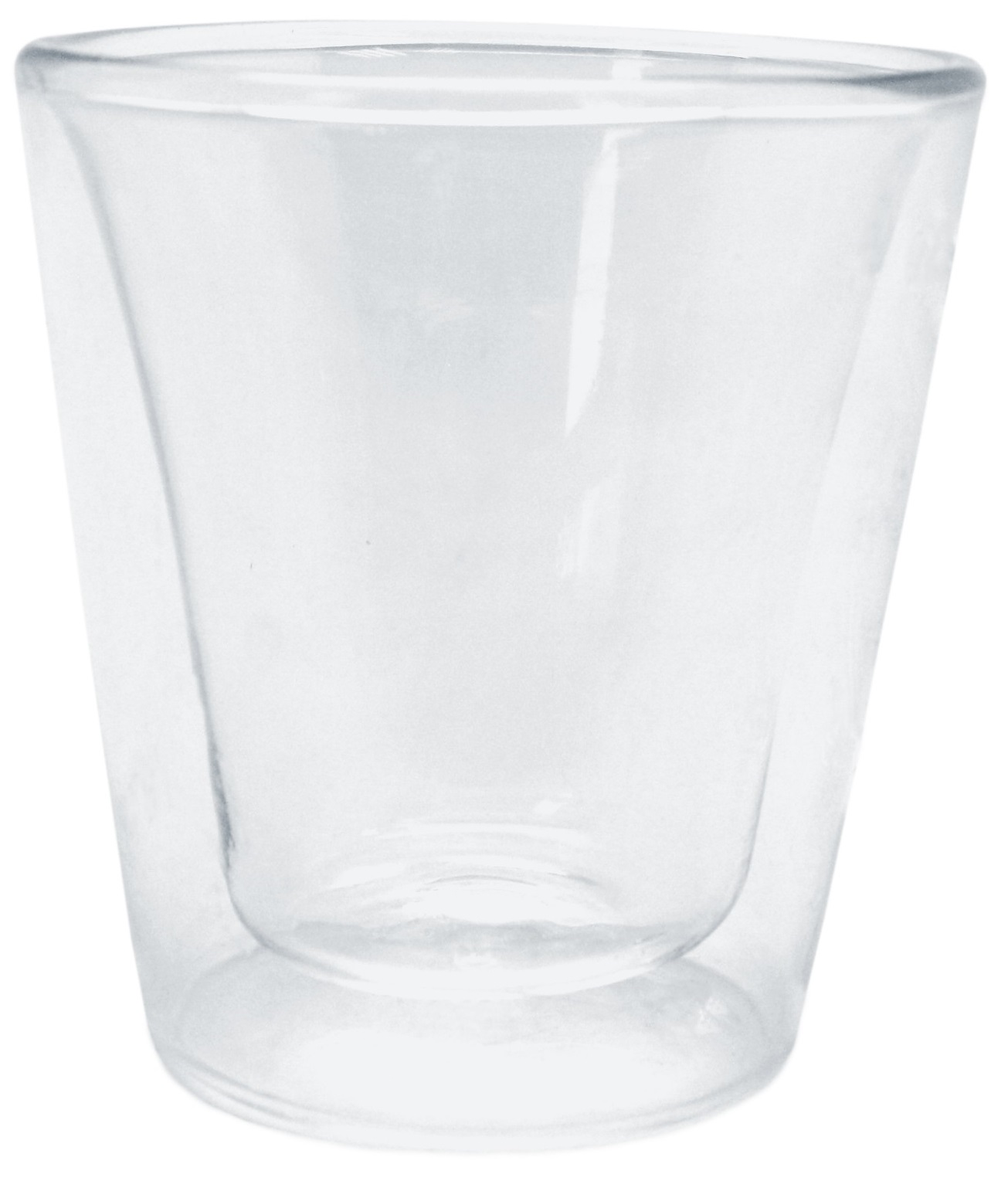 Pahare din sticlă cu pereți dubli Nerthus - 100 ml, 2 buc