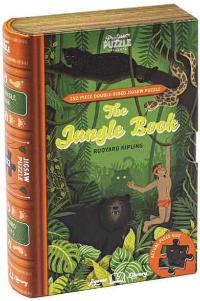 Puzzle cu două fețe Professor Puzzle din 252 de piese - Cartea Junglei