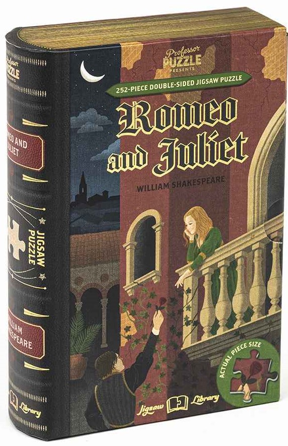 Puzzle cu două fețe Professor Puzzle din 252 de piese - Romeo si Julieta