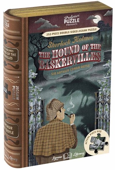 Puzzle cu două fețe Professor Puzzle din 252 de piese - Sherlock Holmes, Câinele din Baskerville