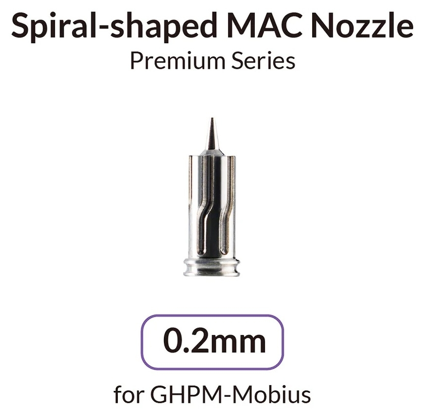 Duză pentru aerograf Gaahleri - Premium Series, GHPM-Mobius, 0.2 mm (GAA-40935)