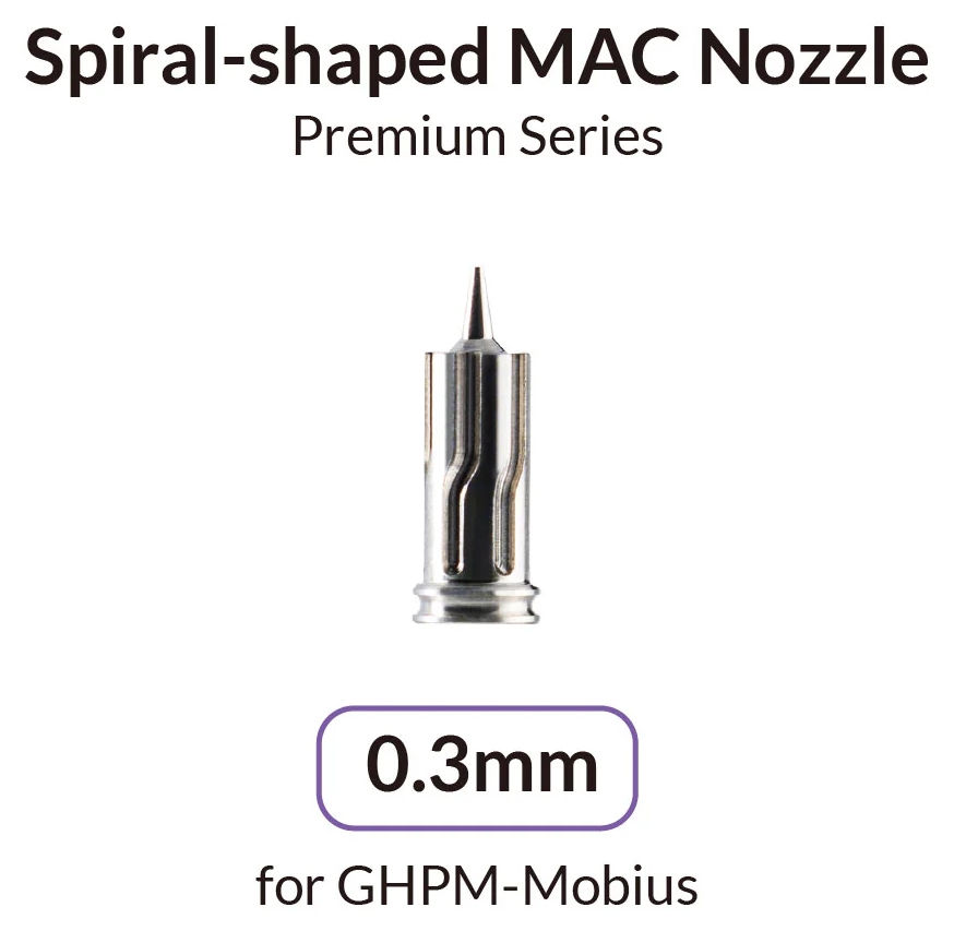 Duză pentru aerograf Gaahleri - Premium Series, GHPM-Mobius, 0.3 mm (GAA-40942)