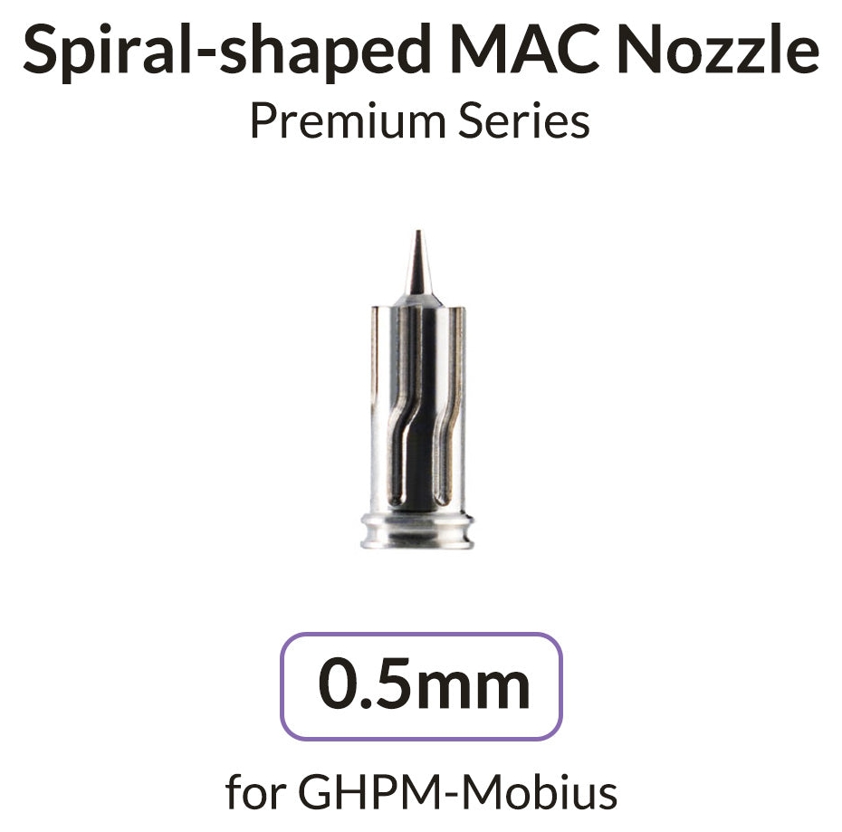 Duză pentru aerograf Gaahleri - Premium Series, GHPM-Mobius, 0.5 mm (GAA-43035)