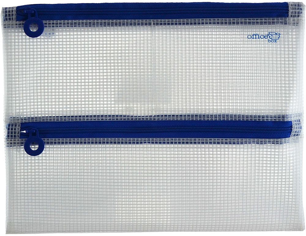 Buzunar cu fermoar OfBox MultiBag - A5, cu 4 compartimente