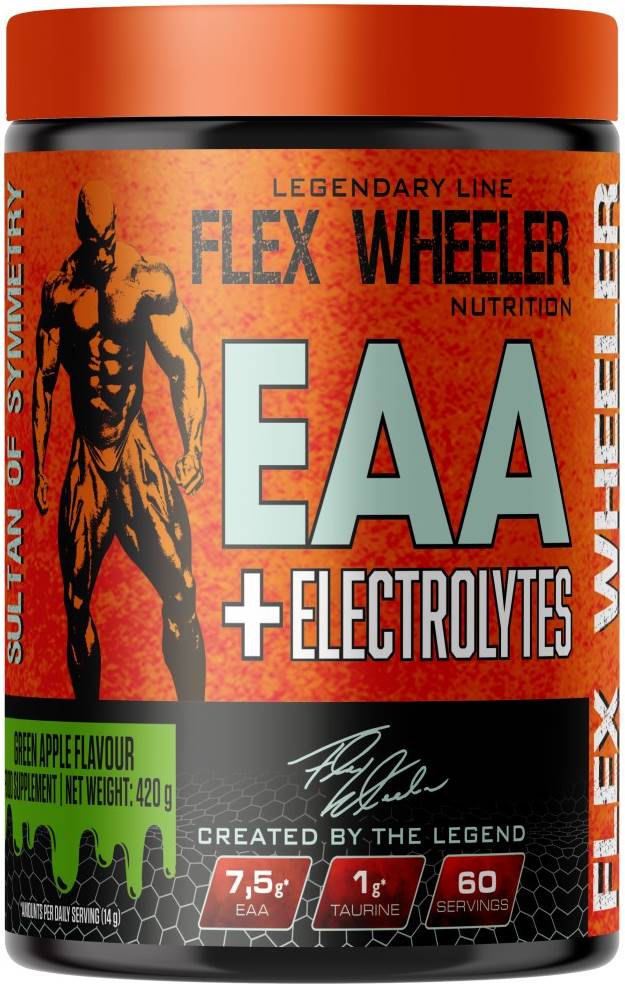 EAA + Electrolytes, măr verde, 420 g, Flex Wheeler Nutrition