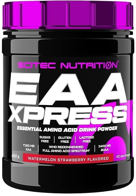 EAA Xpress, căpșună și pepene verde, 400 g, Scitec Nutrition