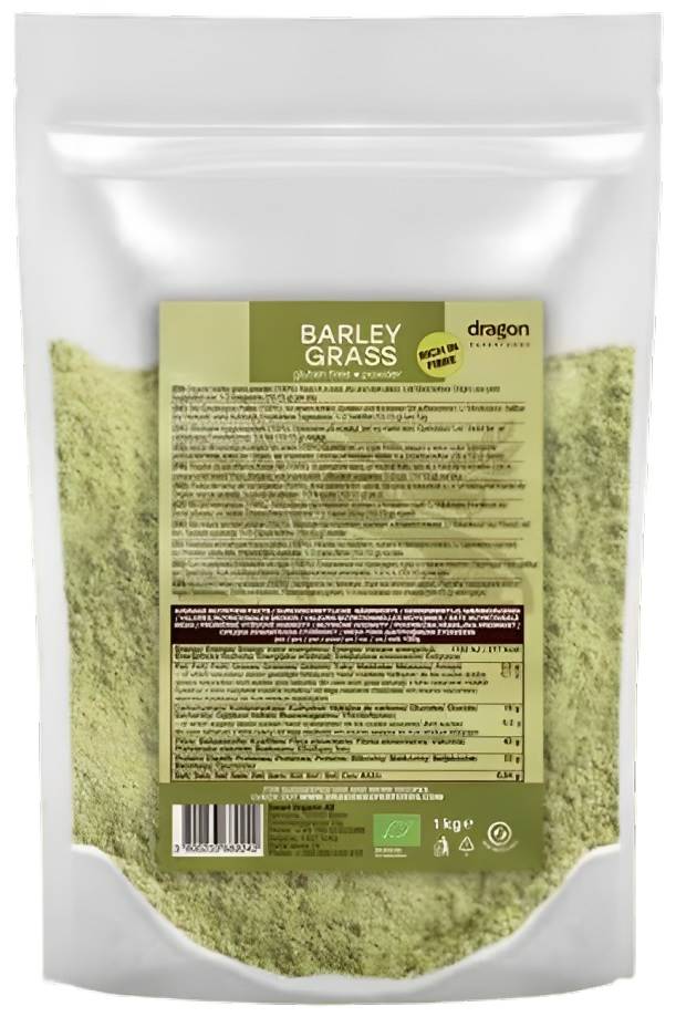 Pudră de germeni de orz, 1 kg, Dragon Superfoods