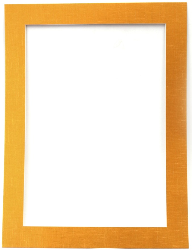Ramă unică din carton Em Art - 700 g/m2, pentru hârtie A3, dimensiunea exterioară 49 x 36.7 cm, auriu