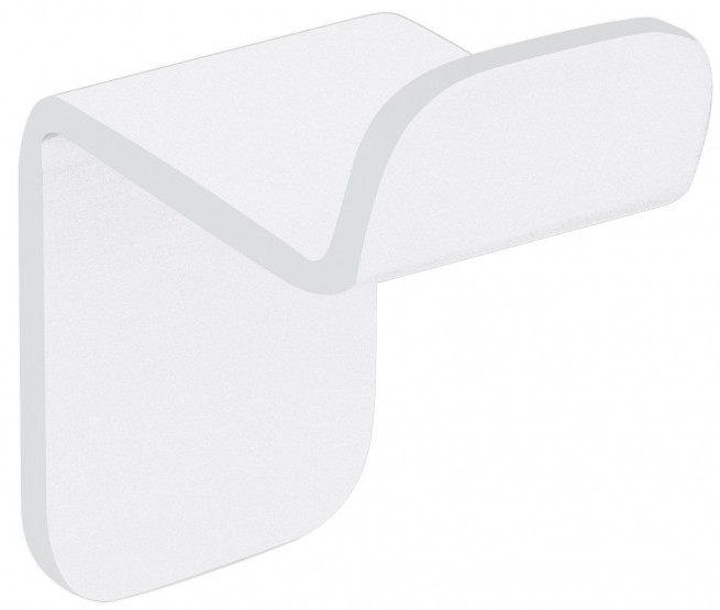 Cuier simplu Inter Ceramic - Elinor, alb