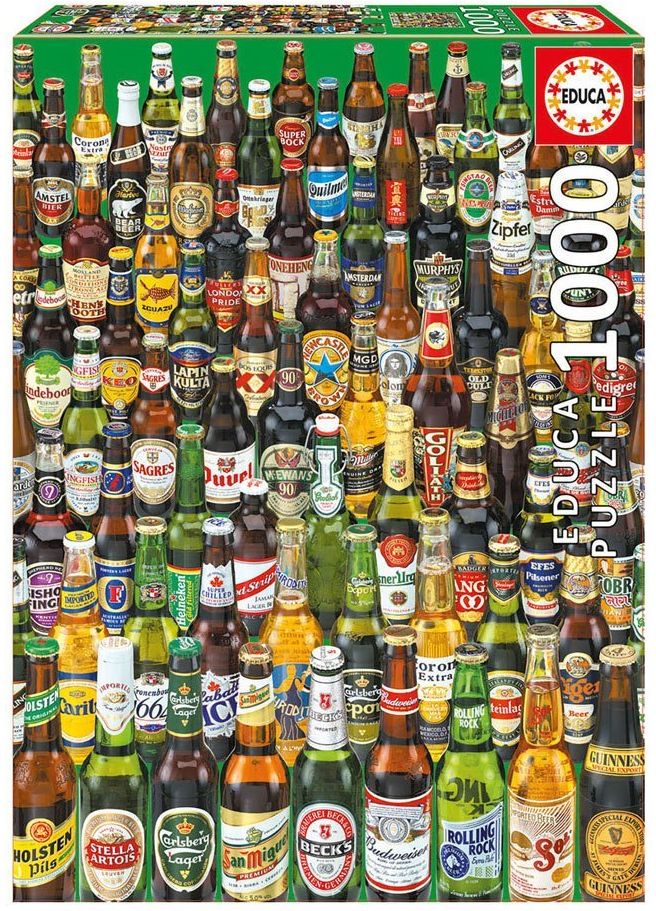 Puzzle Educa din 1000 de piese - Bere