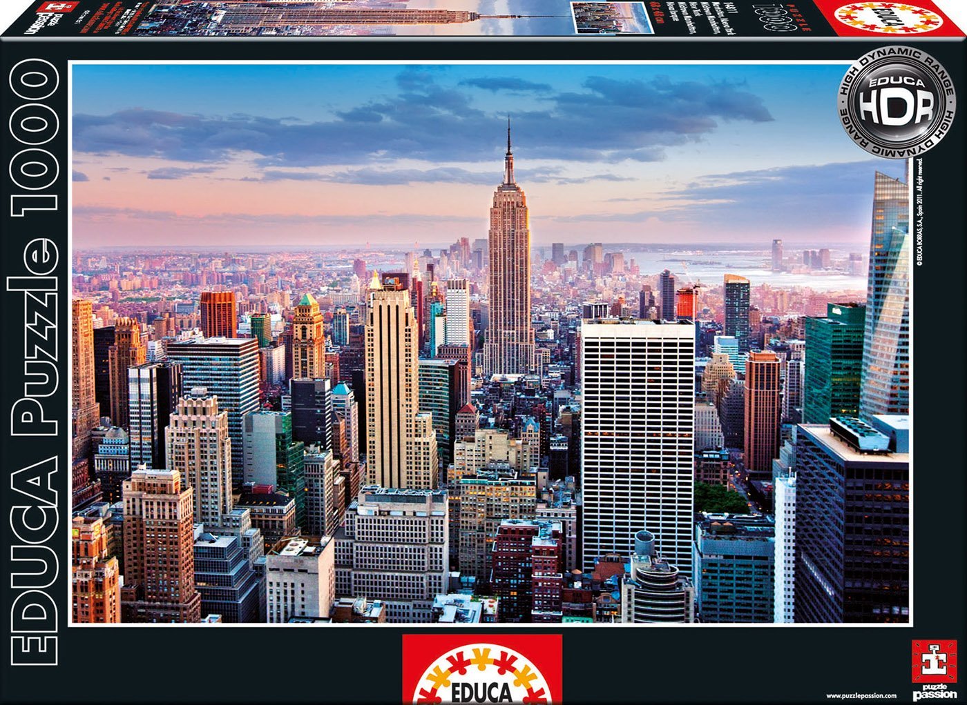 Puzzle Educa din 1000 de piese - Manhatten